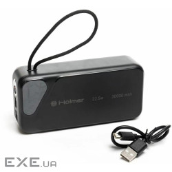 Батарея універсальна Hölmer NRG-02 Cheetah 30000mAh 22.5W Black