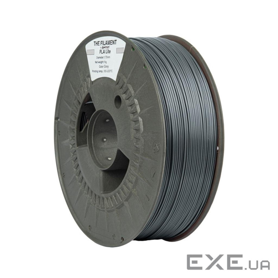 Пластик для 3D-принтера The Filament PLA Lite 1.75mm GREY 1kg (TF-24223)