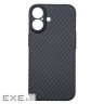 Чохол до мобільного телефона BeCover FIBRA Carbonite MagSafe Apple iPhone 17 Black (715406)