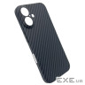 Чохол до мобільного телефона BeCover FIBRA Carbonite MagSafe Apple iPhone 17 Black (715406)