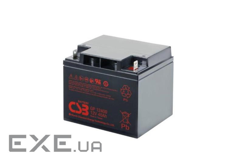 Акумуляторна батарея CSB GP12400, 12V 40Ah