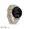 Смарт-годинник Garmin Venu 3S, French Gray + Soft Gold, GPS (010-02785-02)