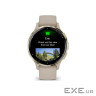 Смарт-годинник Garmin Venu 3S, French Gray + Soft Gold, GPS (010-02785-02)