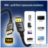 Кабель DisplayPort (M) - DisplayPort (M), 3 м, Black, ColorWay, V2.1, 16K / 60 Гц (CW-CBDP092-BK)