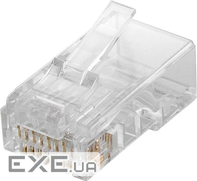 Конектор мережевий FreeEnd-RJ45 UTP6,конектор AWG23-26 Gold,прозорий (84.00.7135-1)