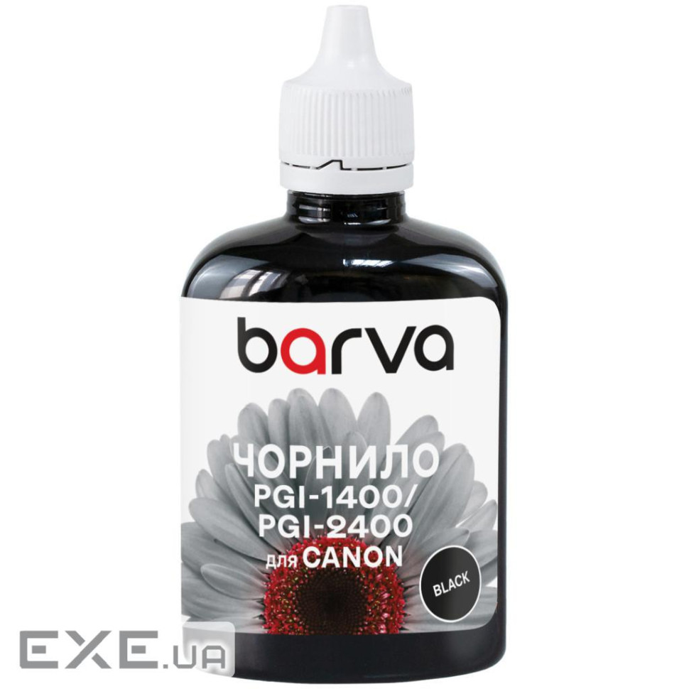 Чорнило Barva Canon PGI-1400/PGI-2400 100 мл, BK Pigm. (C1400-924)