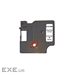 Стрічка для принтера етикеток UKRMARK RL-D-Po-18483-BK/WT поліестерова стрічка з посиленим пекло (CD18483)