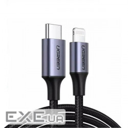 Кабель USB 2.0 Type-C M-Lightning M, 2 м, (20V/3A), (60W) Чорний , US304 UGREEN (60761)