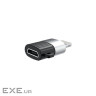 Адаптер XO NB149B micro USB-Lightning (F/M) Black (XO-NB149B-BK)