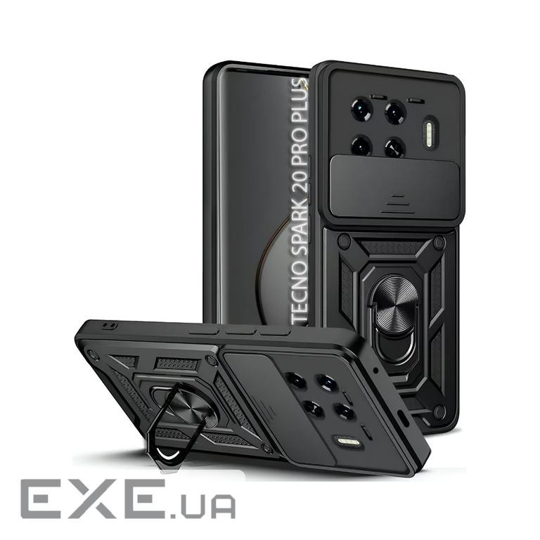 Чохол для мобільного телефону BeCover Military Tecno Spark 20 Pro Plus (KJ7) Black (712169)