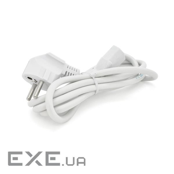 Кабель живлення Ritar PC-186 CEE7/17-C13, 1.8m, 0.75mm, 3 pin (євровилка) ), W (PC-186 CEE7/17-C13-1,8)