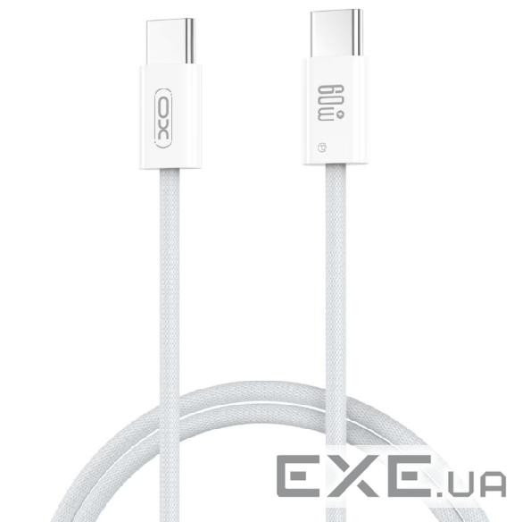 Кабель Type-C to Type-C (male to male) XO-NB-Q273, Підтримка SIC, QC3.0, PD до 60Вт, 480Mbps, довжин