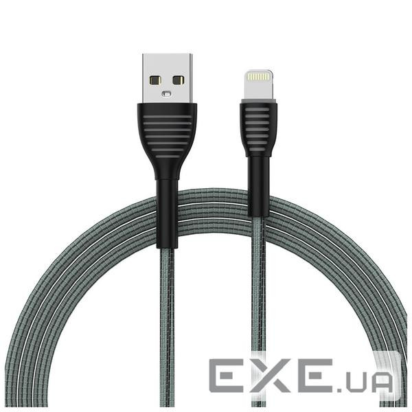 Дата кабель USB 2.0 AM to Lightning 1.0m ColorWay (CW-CBUL041-GR)