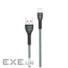 Дата кабель USB 2.0 AM to Lightning 1.0m ColorWay (CW-CBUL041-GR)