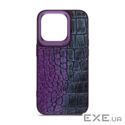 Чохол до мобільного телефона Harder Glamorous Croco Apple iPhone 14 Pro Dark Purple (ARM76771)
