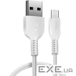 Кабель HOCO X20 Flash USB-A to Type-C 2м White (6957531068914)