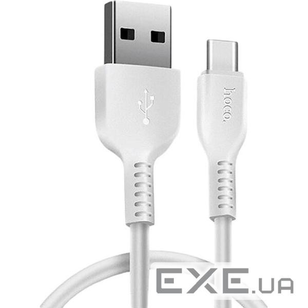 Кабель HOCO X20 Flash USB-A to Type-C 2м White (6957531068914)