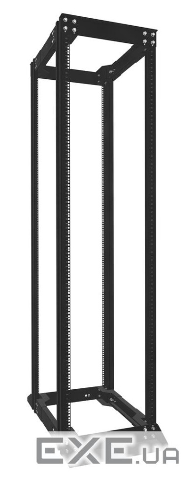 Стійка 19 42U 2-рамна 550х710-890, чорн (RSG4-42-19/74-LF-H)