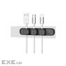 Тримач для кабелю Baseus Peas Cable Clip Black (ACWDJ-01)