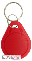 Безконтактний брелок ID Em-Marine 125 КГц (TK4100) колір червоний Упаковка 50 шт (YT33366) (YT33366)