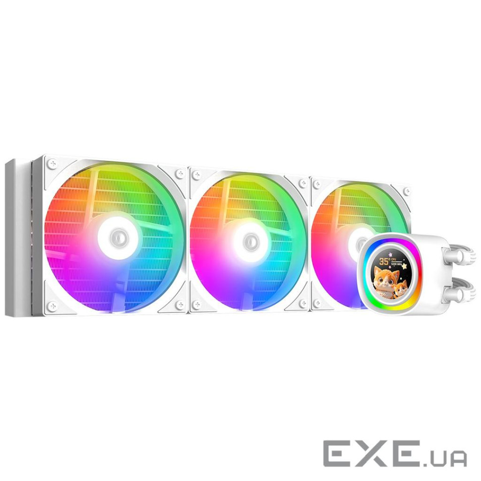 Система водяного охлаждения ID-Cooling FX360 LCD White, Intel: 1851/1700/1200/1151/1150/1155/1156, A