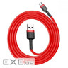 Дата кабель USB 2.0 AM to Micro 5P 1.0m 2.4A grey-black Baseus (CAMKLF-BG1)