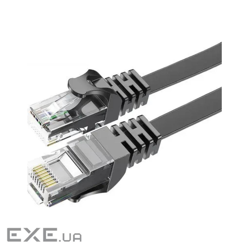 Патч-корд 1м, UTP, сat 6, CU, AWG32, TopSpeed Cable Ethernet RJ45 Splitter Network Fla (EXCWXB-JS01)