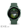 Смарт-часы Garmin Vivoactive 6 Metallic Jasper Green with Jasper Green Silicone Band (010-02985-42),