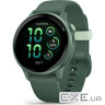 Смарт-часы Garmin Vivoactive 6 Metallic Jasper Green with Jasper Green Silicone Band (010-02985-42),
