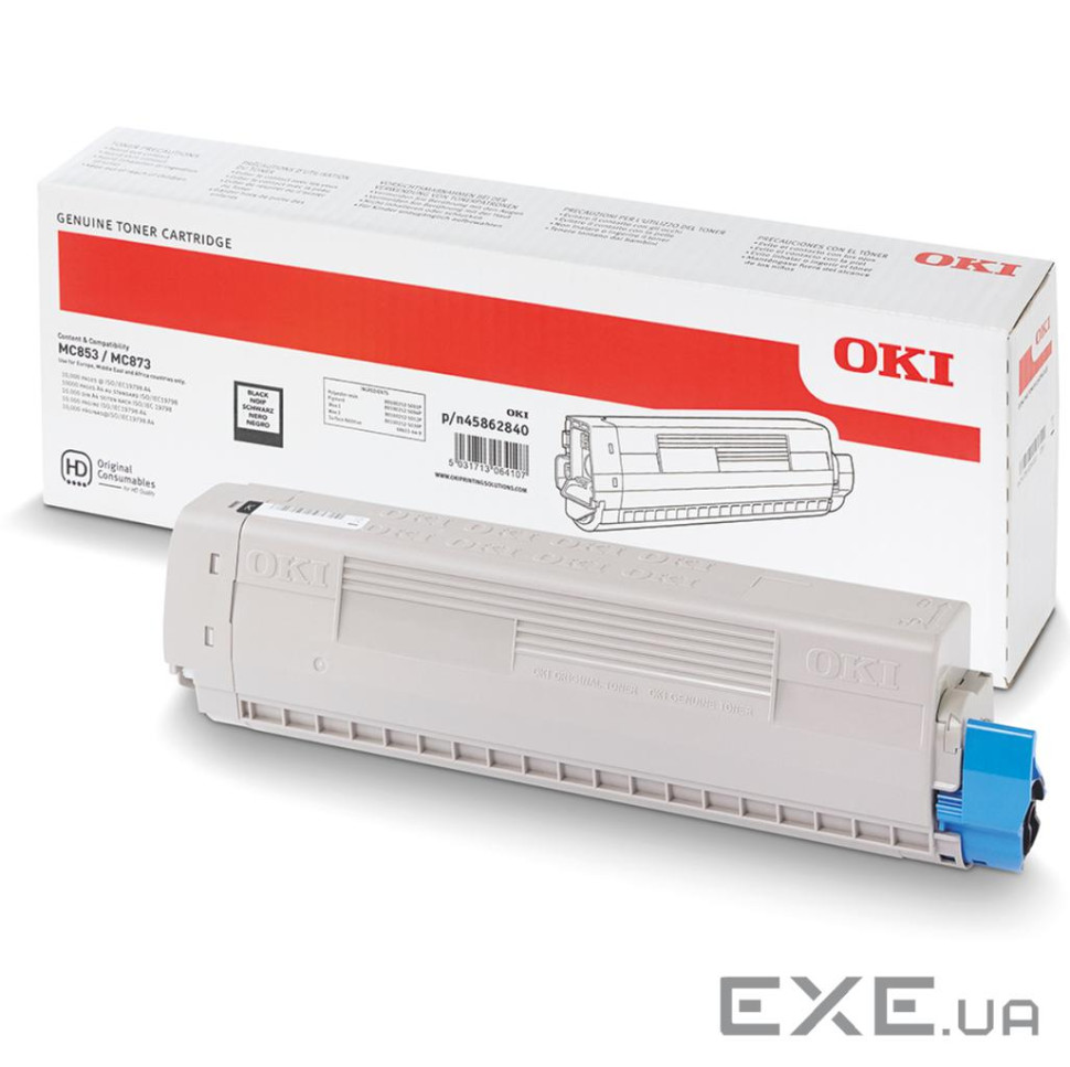 Тонер-картридж OKI MC853/873/883-7K BK (45862840) (45862852)