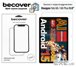 Защитное стекло BeCover для Doogee Tab G6/G6 Plus 11.0" (713715)