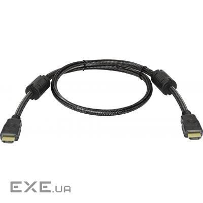Кабель мультимедійний HDMI M to HDMI M 1.0m Defender (87340)