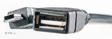 Перехідник OTG USB 2.0 AF to Mini 5P 0.1m PowerPlant (KD00AS1234)
