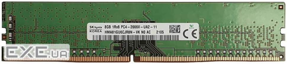 Модуль пам'яті HYNIX DDR4 2666MHz 8GB (HMA81GU6CJR8N-VK)
