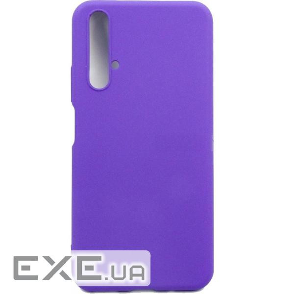 Чохол для моб. телефону Dengos Carbon Huawei Nova 5T, violet (DG-TPU-CRBN-30) (DG-TPU-CRBN-30)