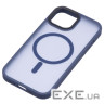 Чохол 2Е Basic для Apple iPhone 15, Soft Touch MagSafe Cover, Dark Blue (2E-IPH-15-OCLS-DL)