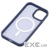 Чохол 2Е Basic для Apple iPhone 15, Soft Touch MagSafe Cover, Dark Blue (2E-IPH-15-OCLS-DL)