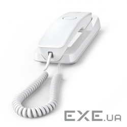 Landline phone Gigaset DESK 200 White (S30054-H6539-S202)