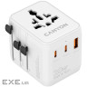 Зарядний пристрій Canyon OnTour 20 2xUCB-C + USB-A EU/UK/US/AUS 20W White (CNS-TA20W1005W)