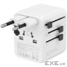 Зарядний пристрій Canyon OnTour 20 2xUCB-C + USB-A EU/UK/US/AUS 20W White (CNS-TA20W1005W)