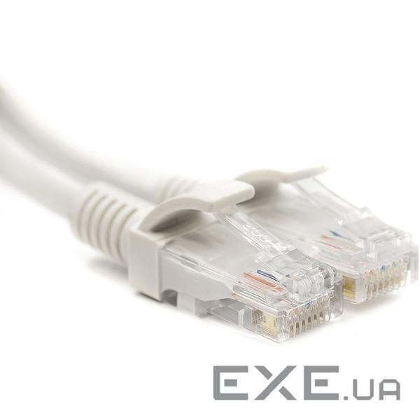 Патч корд PowerPlant Cat5E UTP 35 м, белый (CA912650)