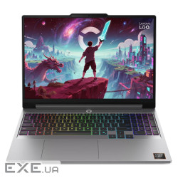 ноутбук 15.3FM_165Hz/R7 250/16/512/RTX 5060 8GB/DO S/BL/Luna Grey/2Y LENOVO LOQ 15AHP11 (83TN00BDRA