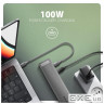 Хаб концентратор AXAGON HMC-10HLS USB-C 5Гбіт/с 9in1 hub, сірий