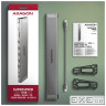 Хаб концентратор AXAGON HMC-10HLS USB-C 5Гбіт/с 9in1 hub, сірий