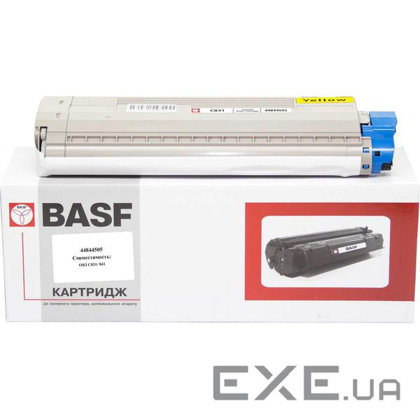 Тонер-картридж BASF OKI C831/841 Yellow, 44844505 (KT-44844505) (BASF-KT-44844505)