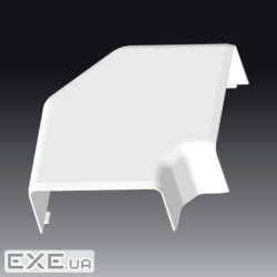 Кут прямий для EKD 80x40 мм, Серія EKD, ПВХ (8503_HB)