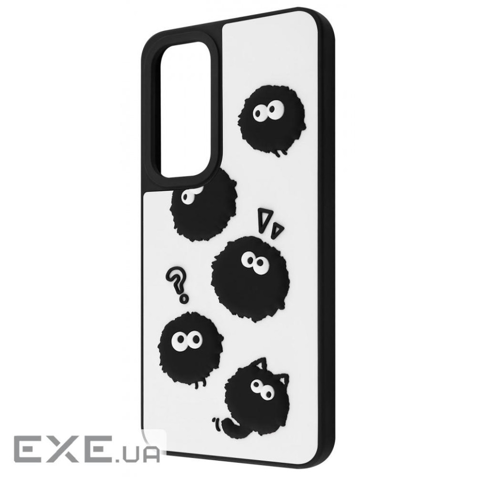Чехол WAVE Doodle Case Samsung Galaxy A55 black fluffy (63502 black fluffy)