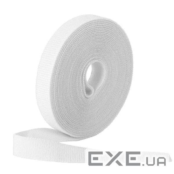 Стяжки на липучці ширина 15мм, рулон 45м, білі, ціна за рулон (MTD-00267) (MTD-00267)