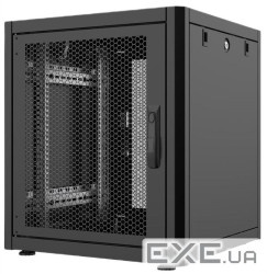 Шафа MIRSAN 19, 16U, GTN, перфоровані двері, 600x600 мм, максимально 1000 к (MR.GTN16U66DE.01 PRF63)