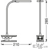 Настільна лампа Osram PANAN CLIP SQUARE DIM USB WT (4099854507496)